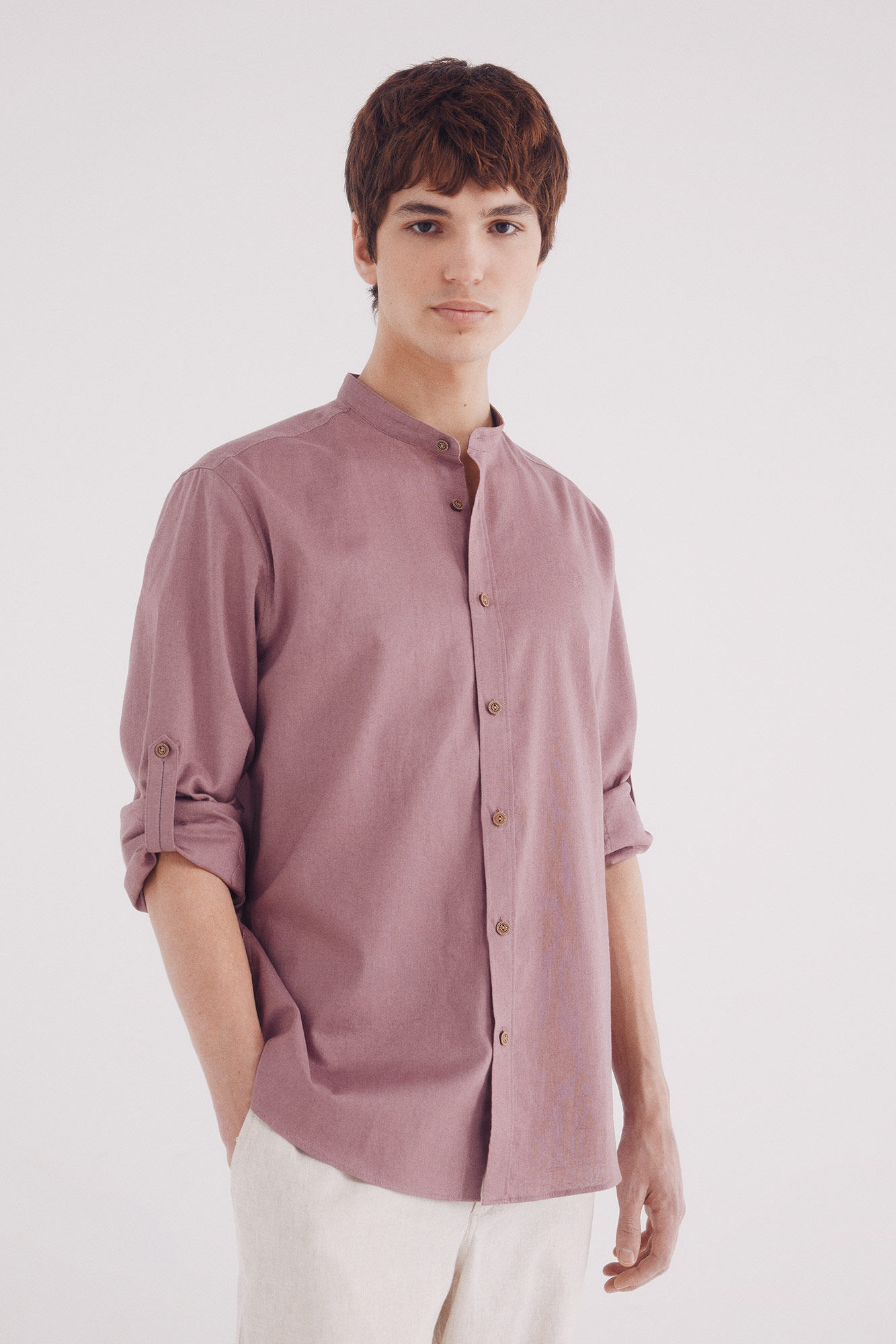 Springfield Camisa mao lino