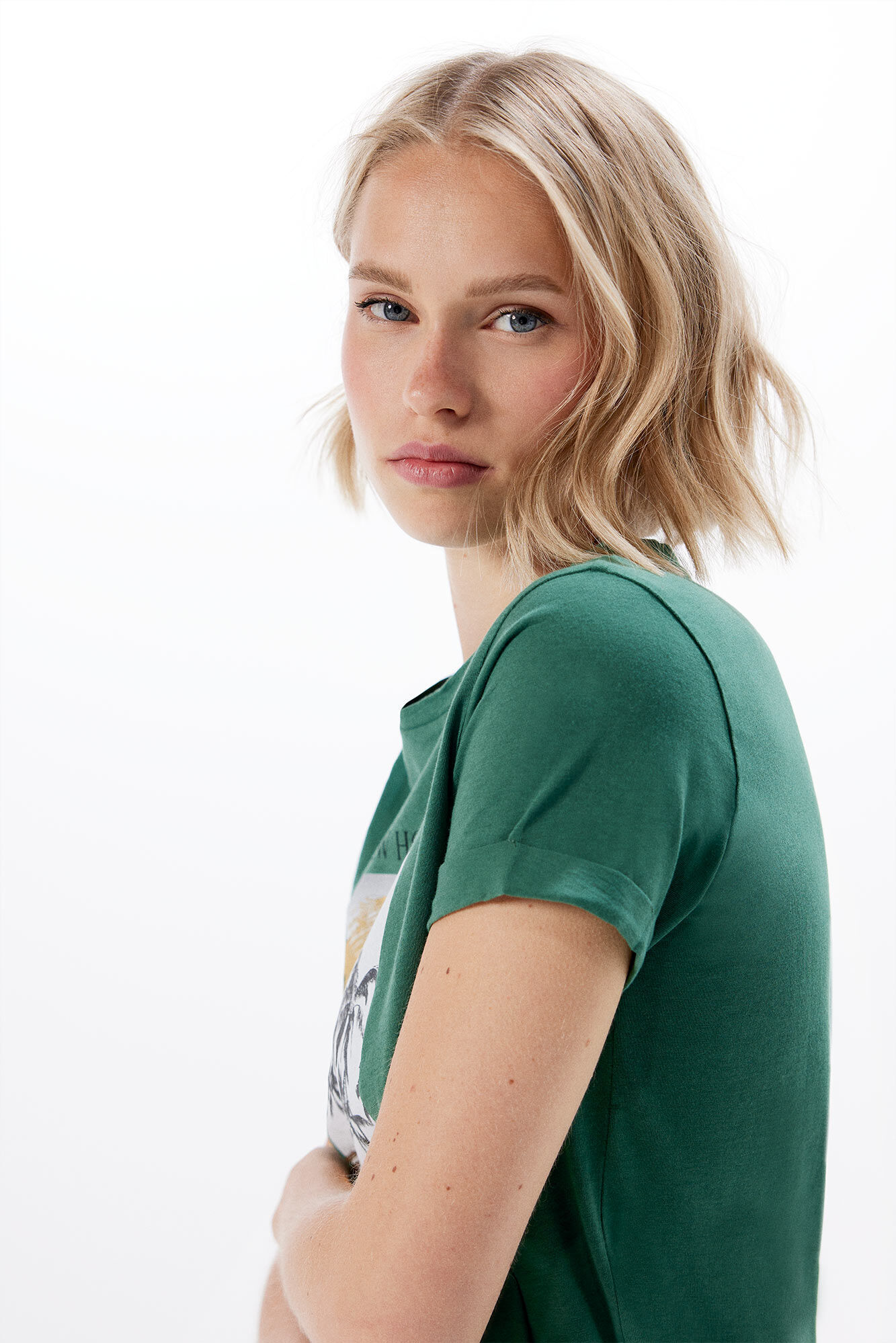 Springfield Playera "New horizons" khaki