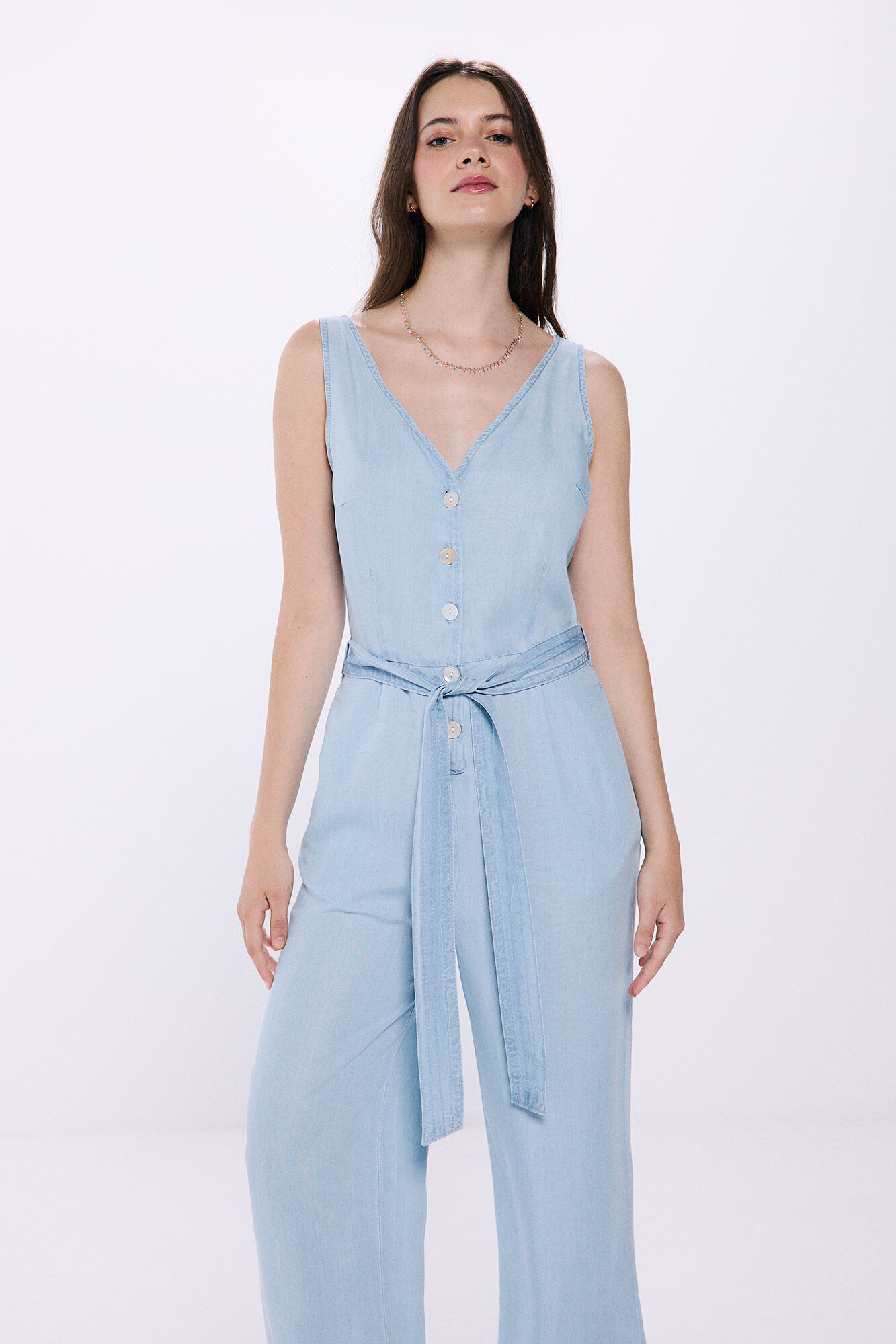 Springfield Mono tirantes tencel azul tinta