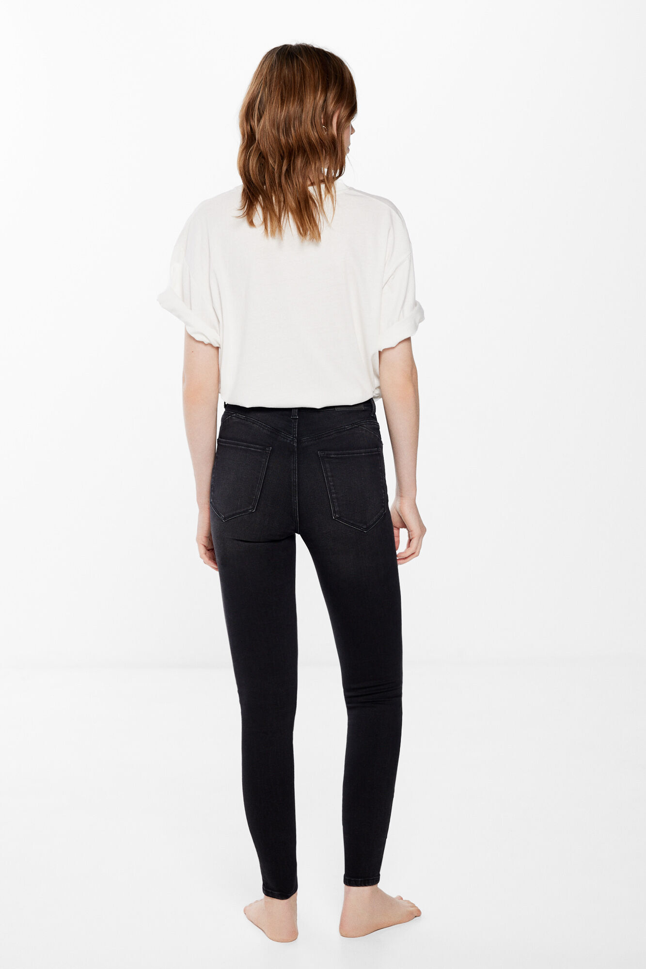 Springfield Jeans push up  negro
