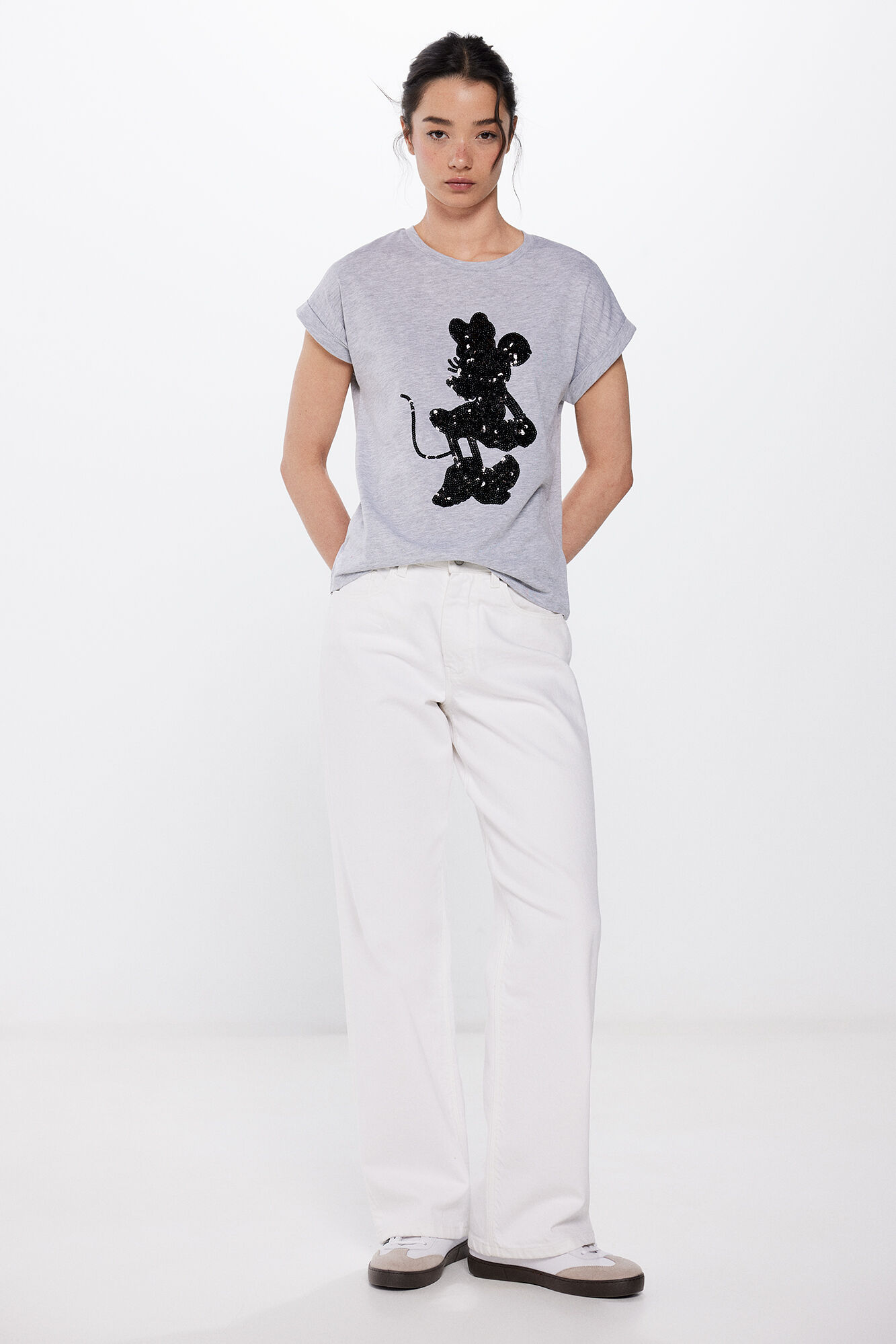 Springfield Playera Minnie Lentejuelas