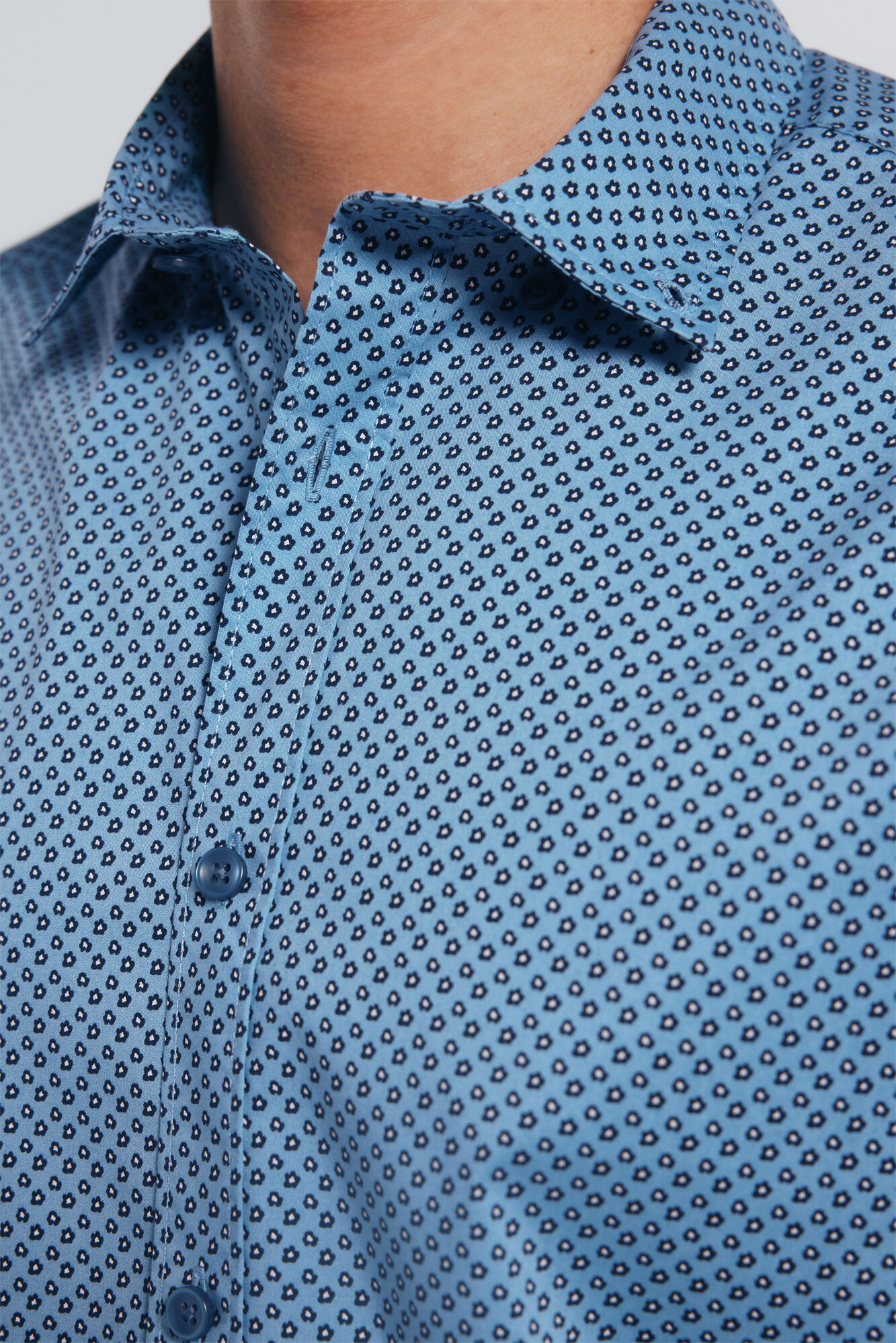 Springfield Camisa de popel&iacute;n con estampado