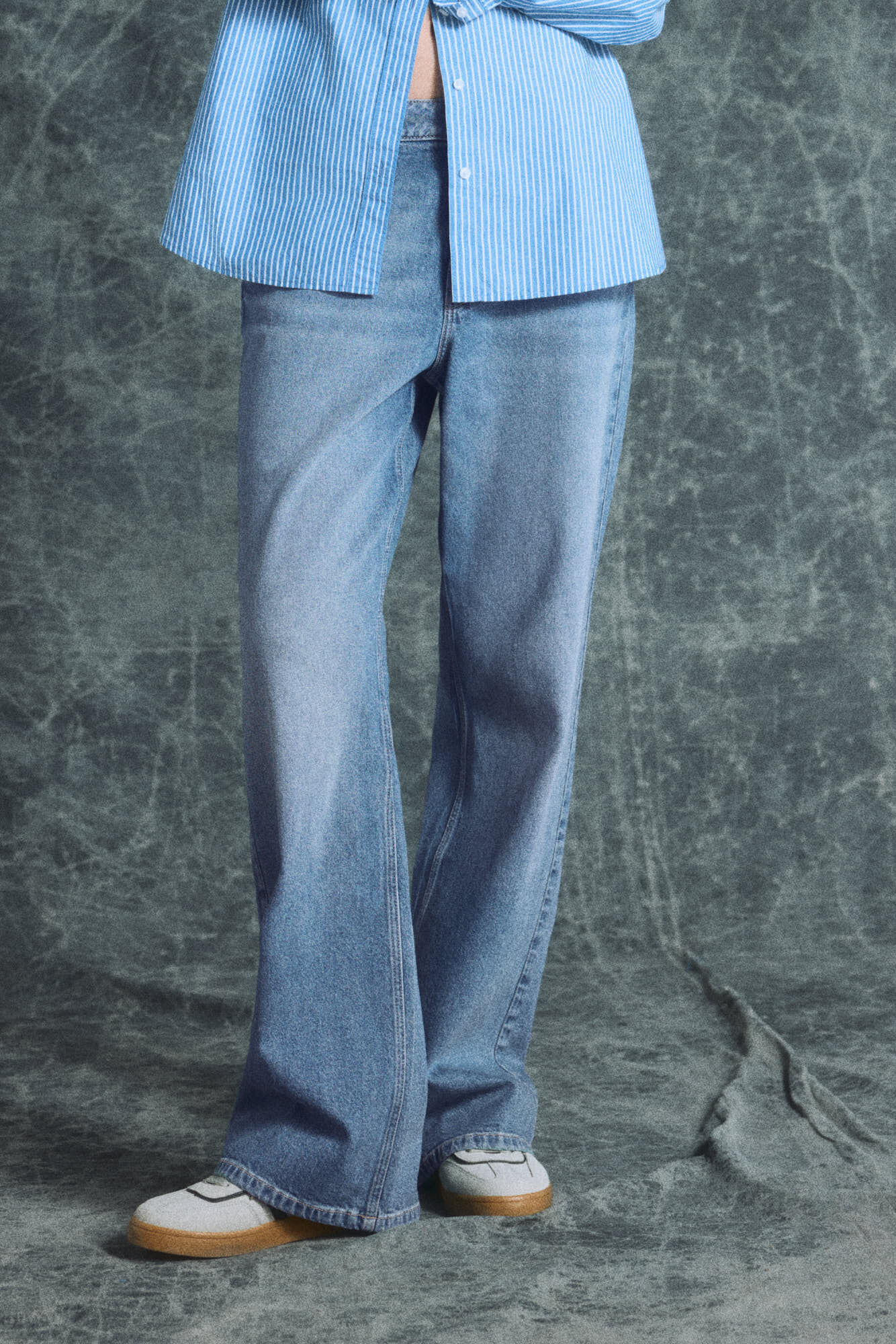 Springfield Jeans Wide Leg azul indigo