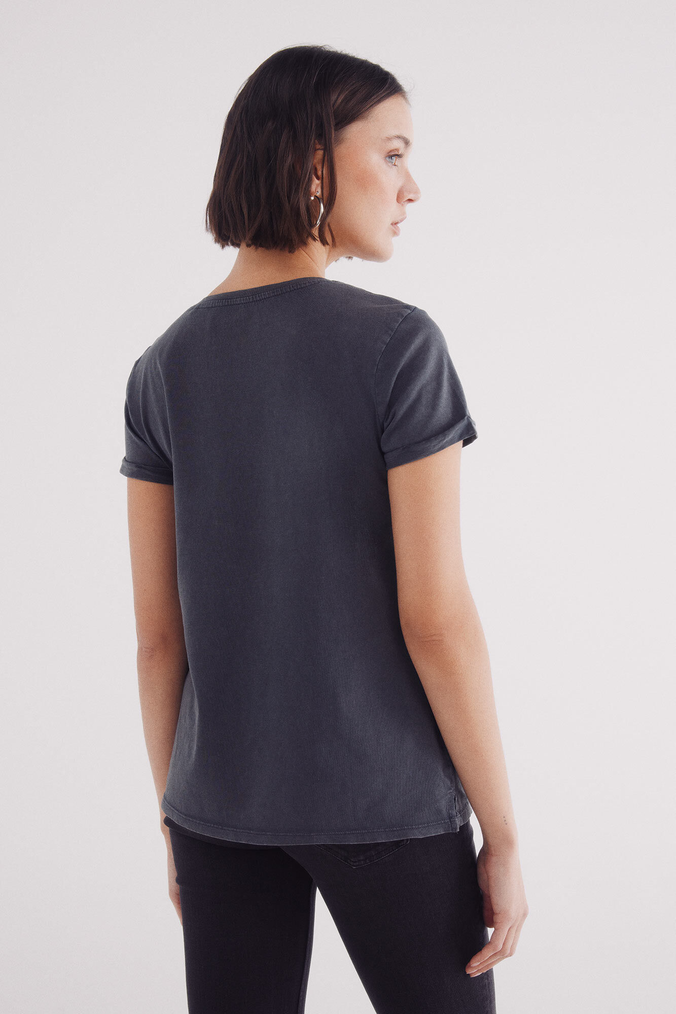 Springfield Playera "Ramones" gris