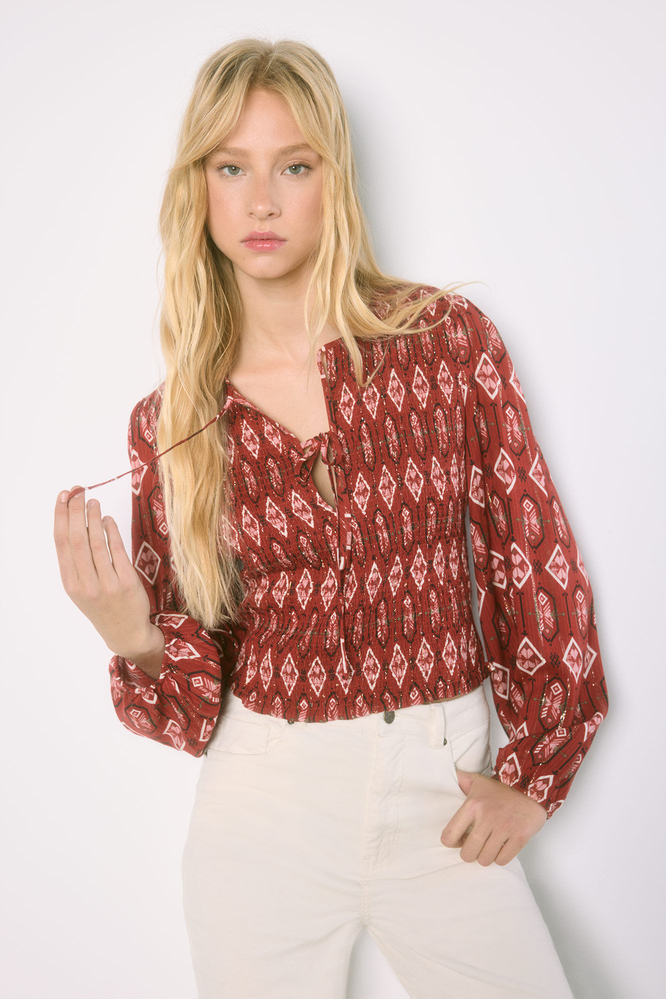 High Spirits Camisa Stella p&uacute;rpura