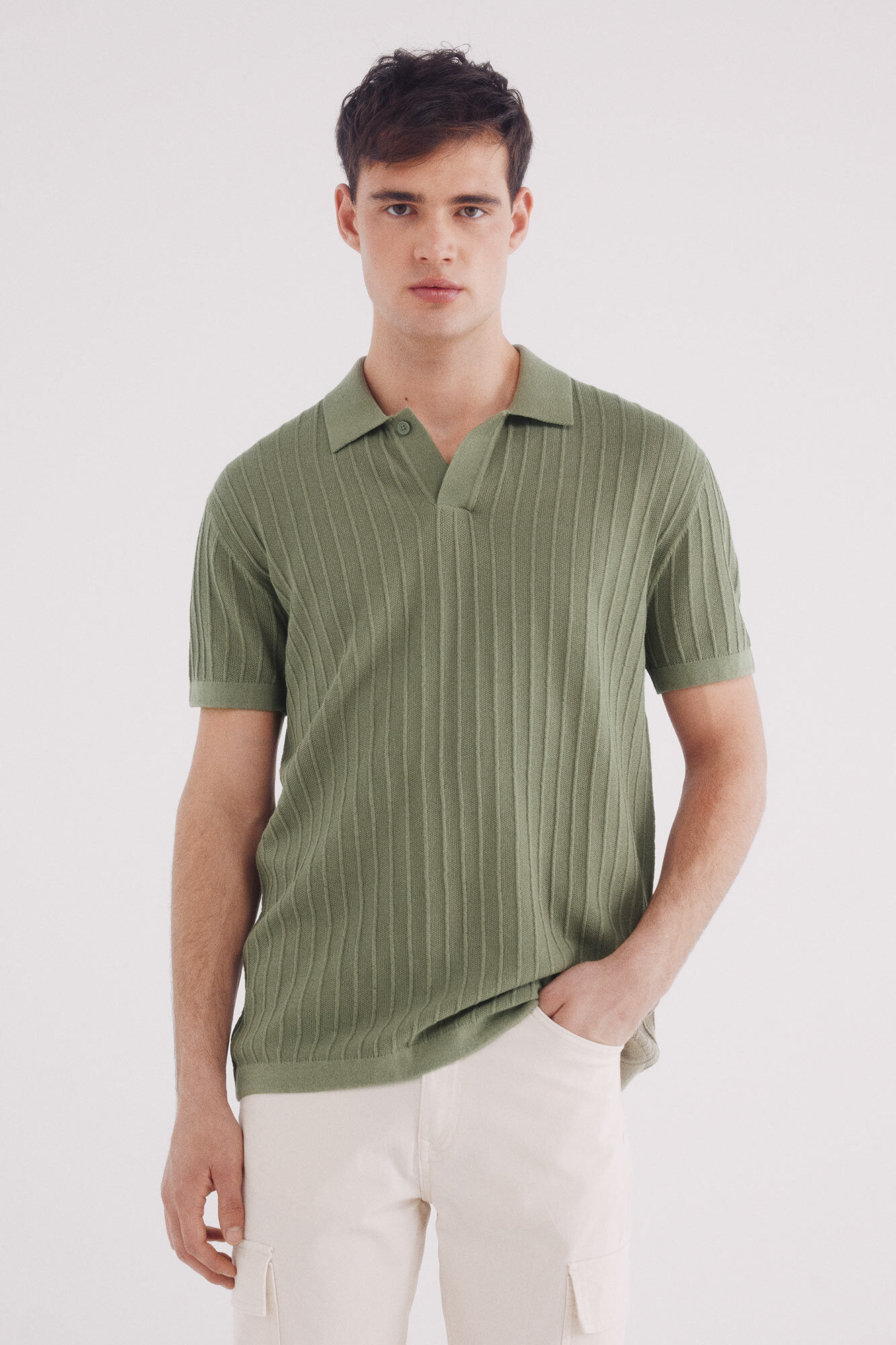 Springfield Su&eacute;ter manga corta cuello polo 