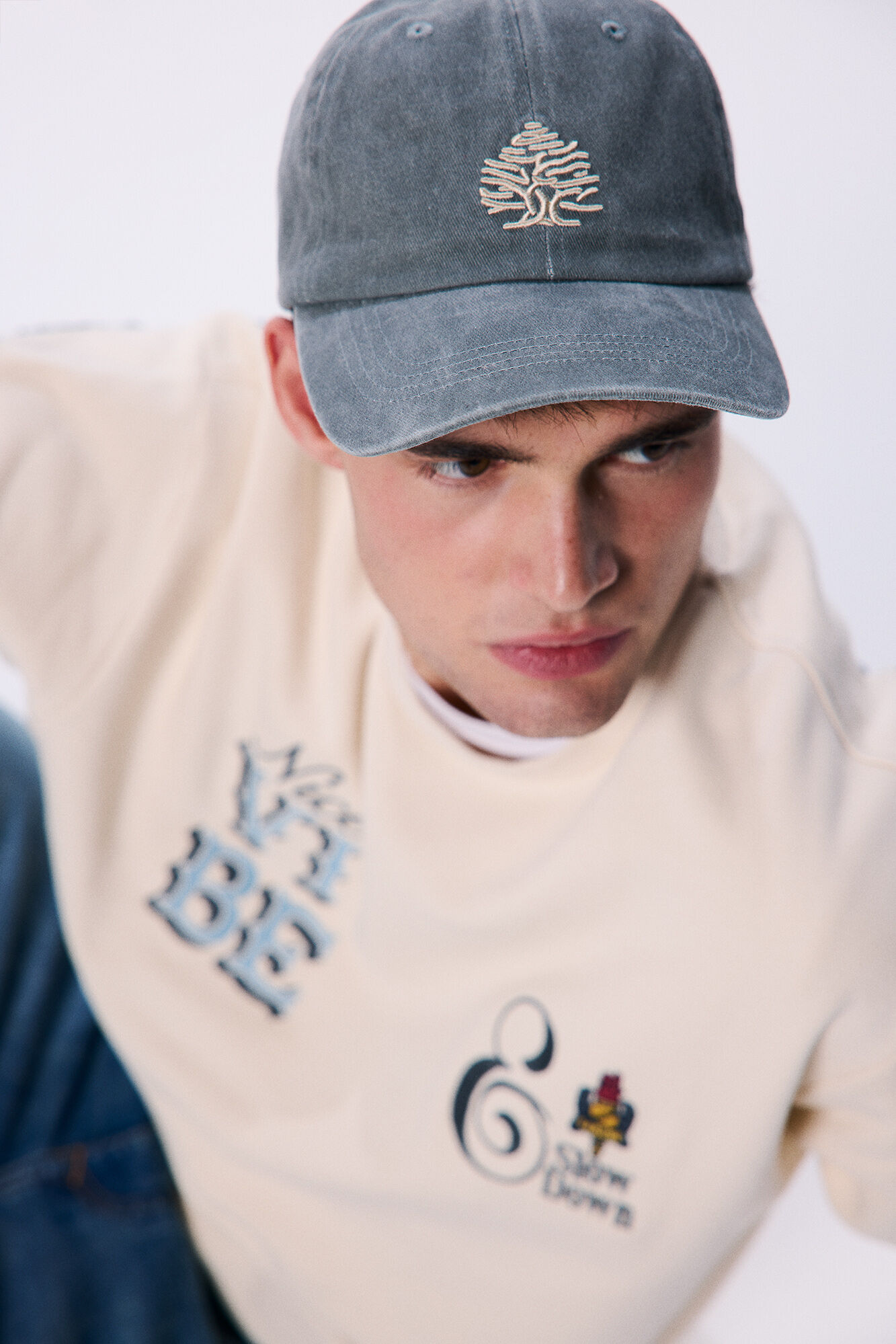 Springfield Gorra b&aacute;sica vaquera gris