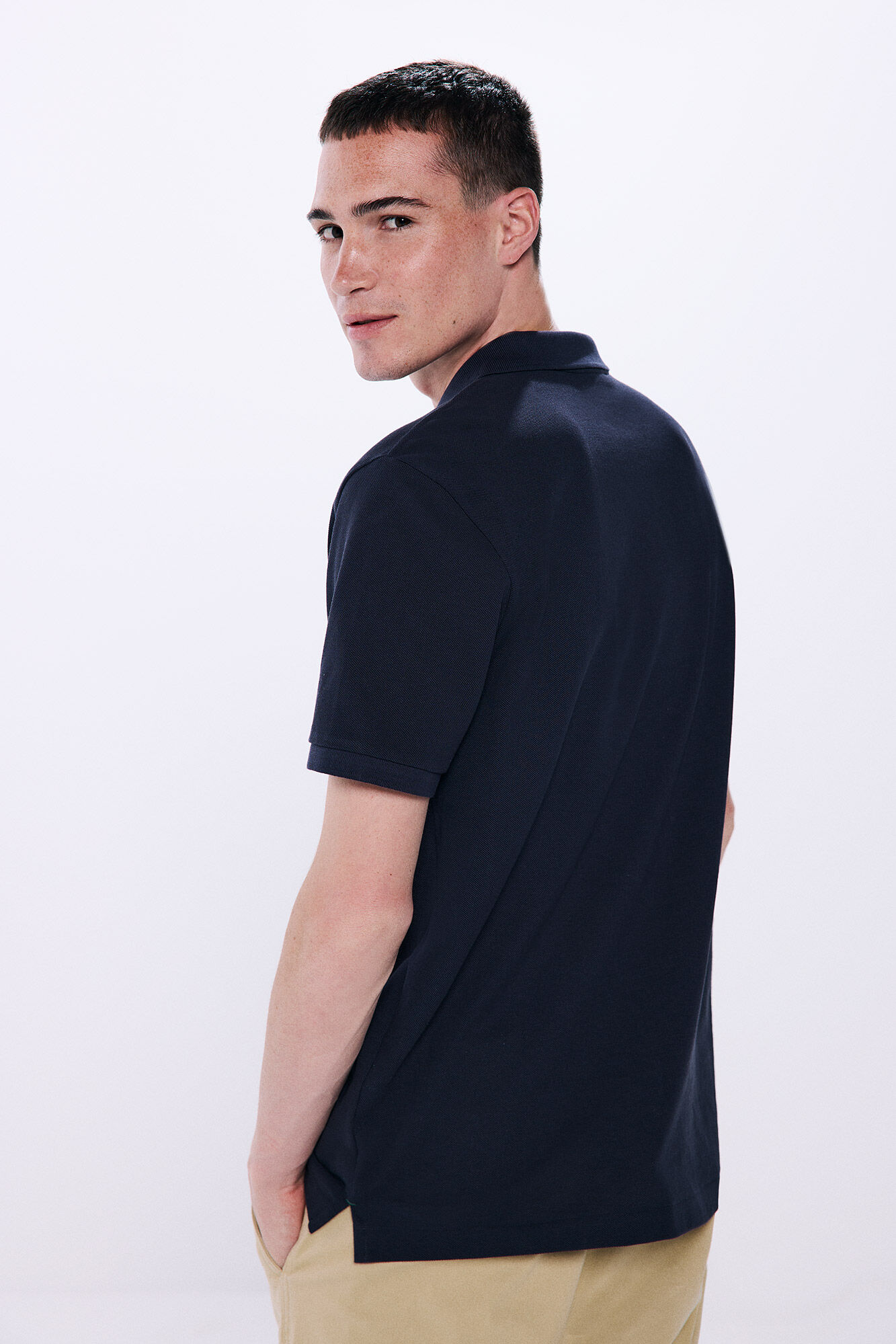 Springfield Polo piqu&eacute; basico regular fit azul