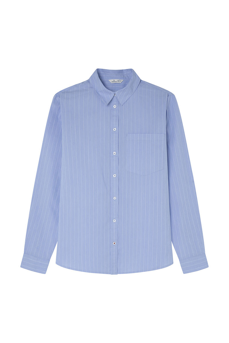 Springfield Camisa rayas  azul mezcla