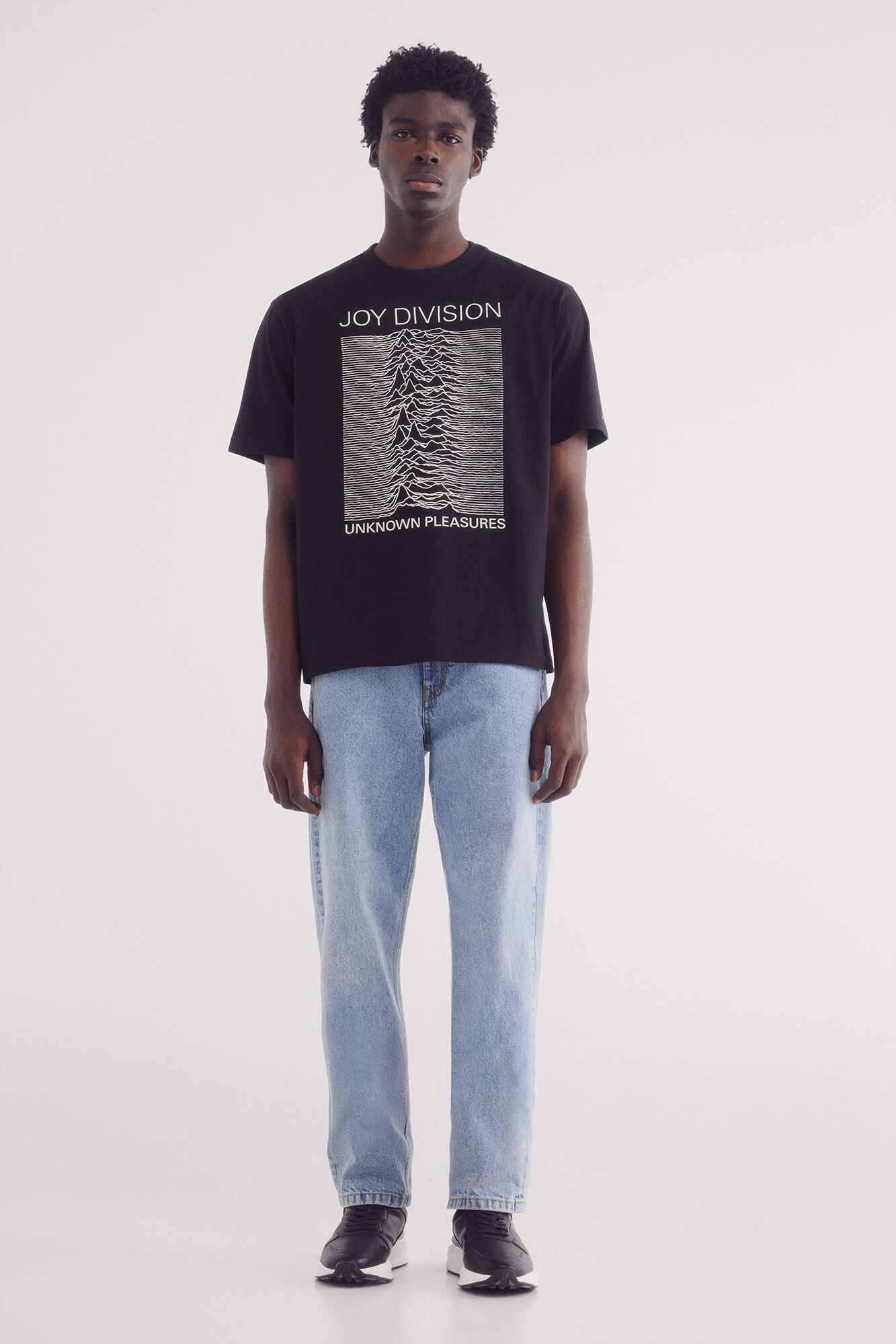 Springfield Playera Joy Division negro