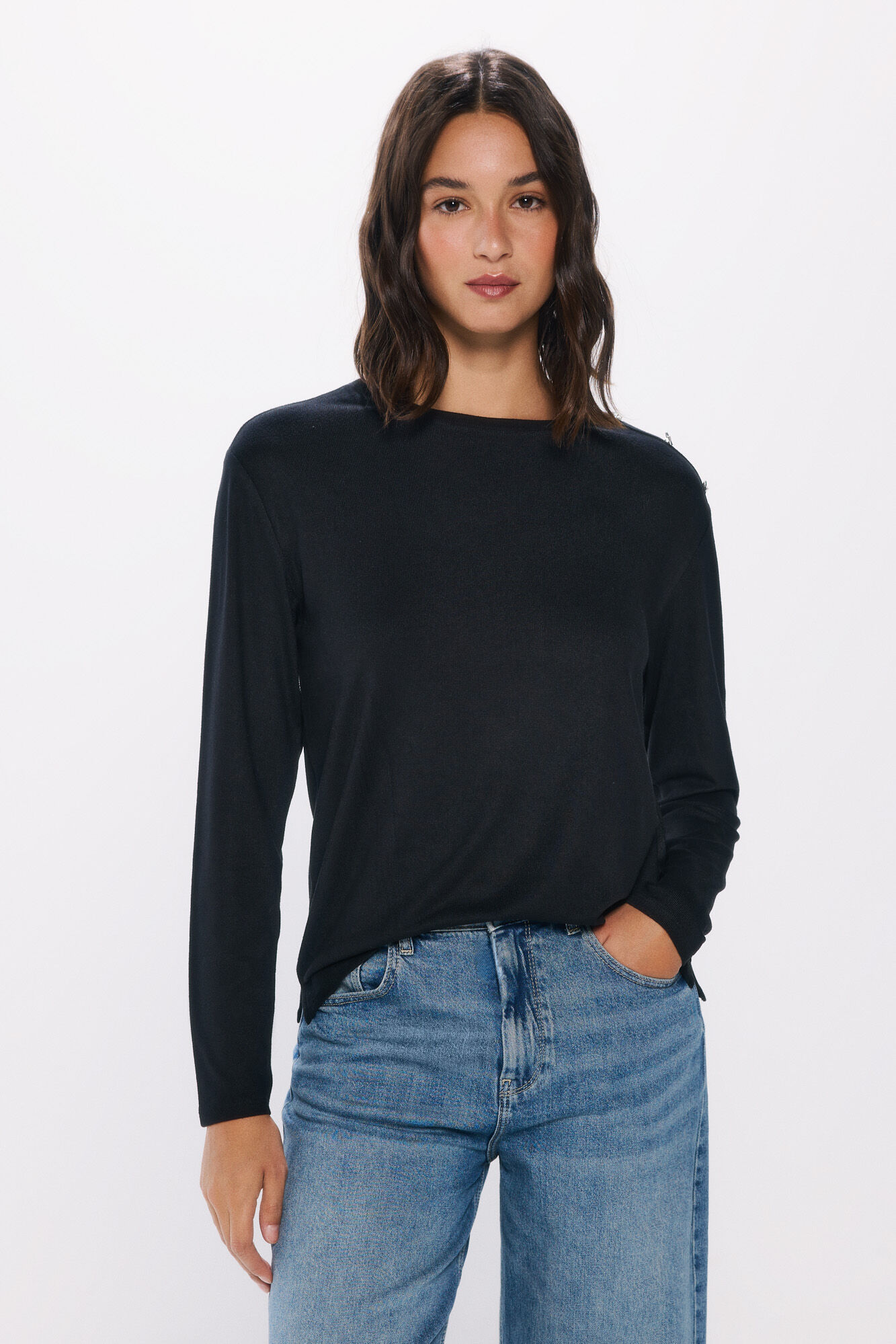 Springfield Playera botones hombro