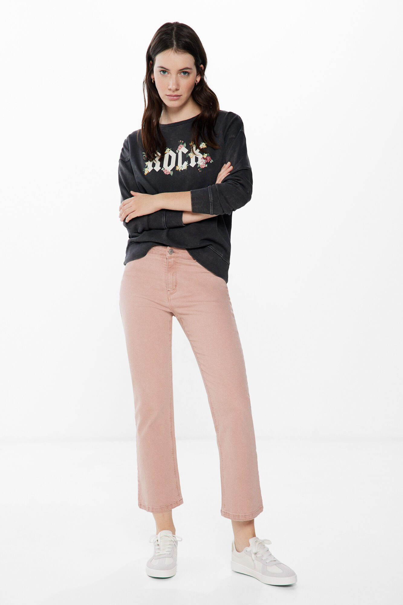 Springfield Jeans color kick flare