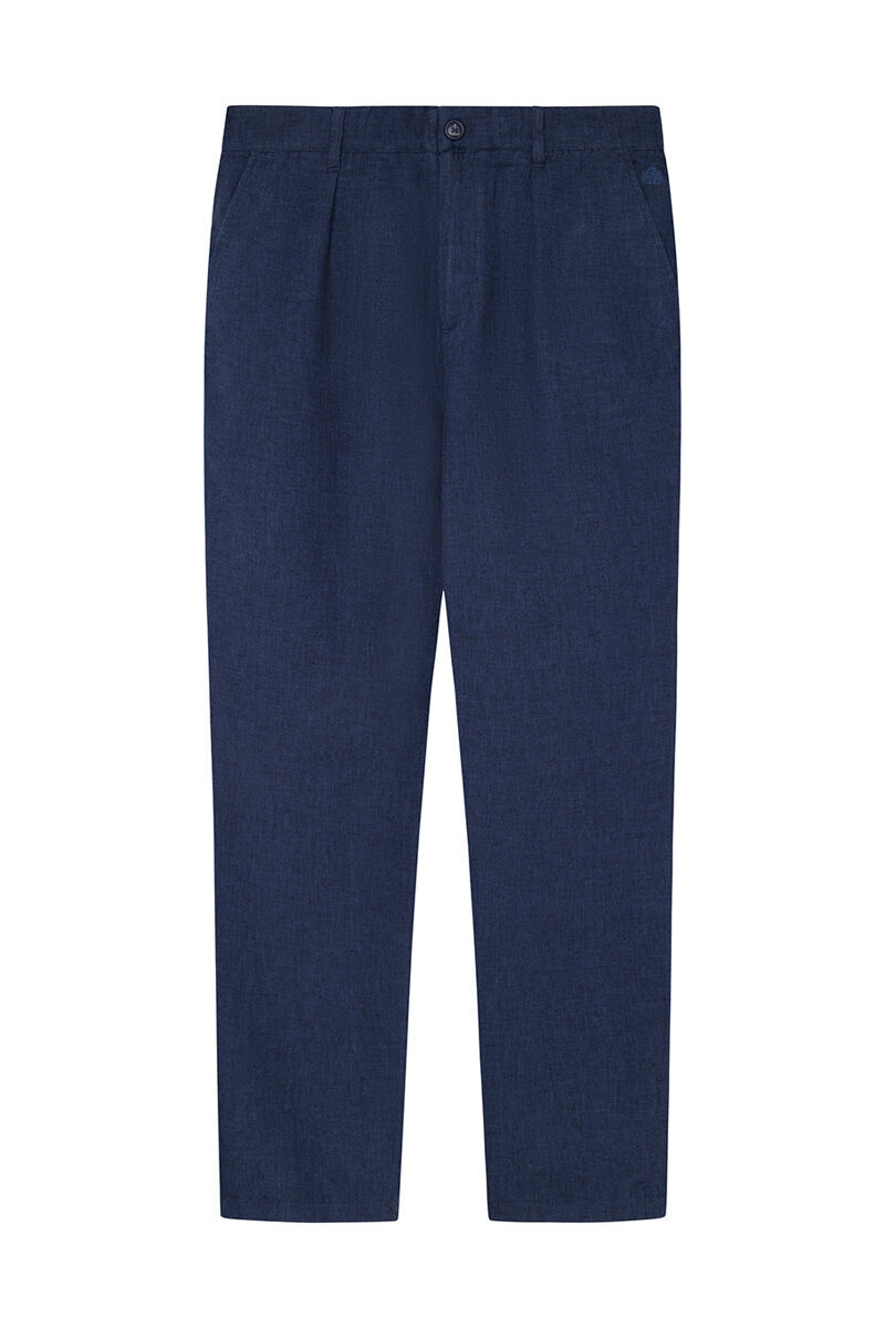 Springfield Pantal&oacute;n estructura lino azul