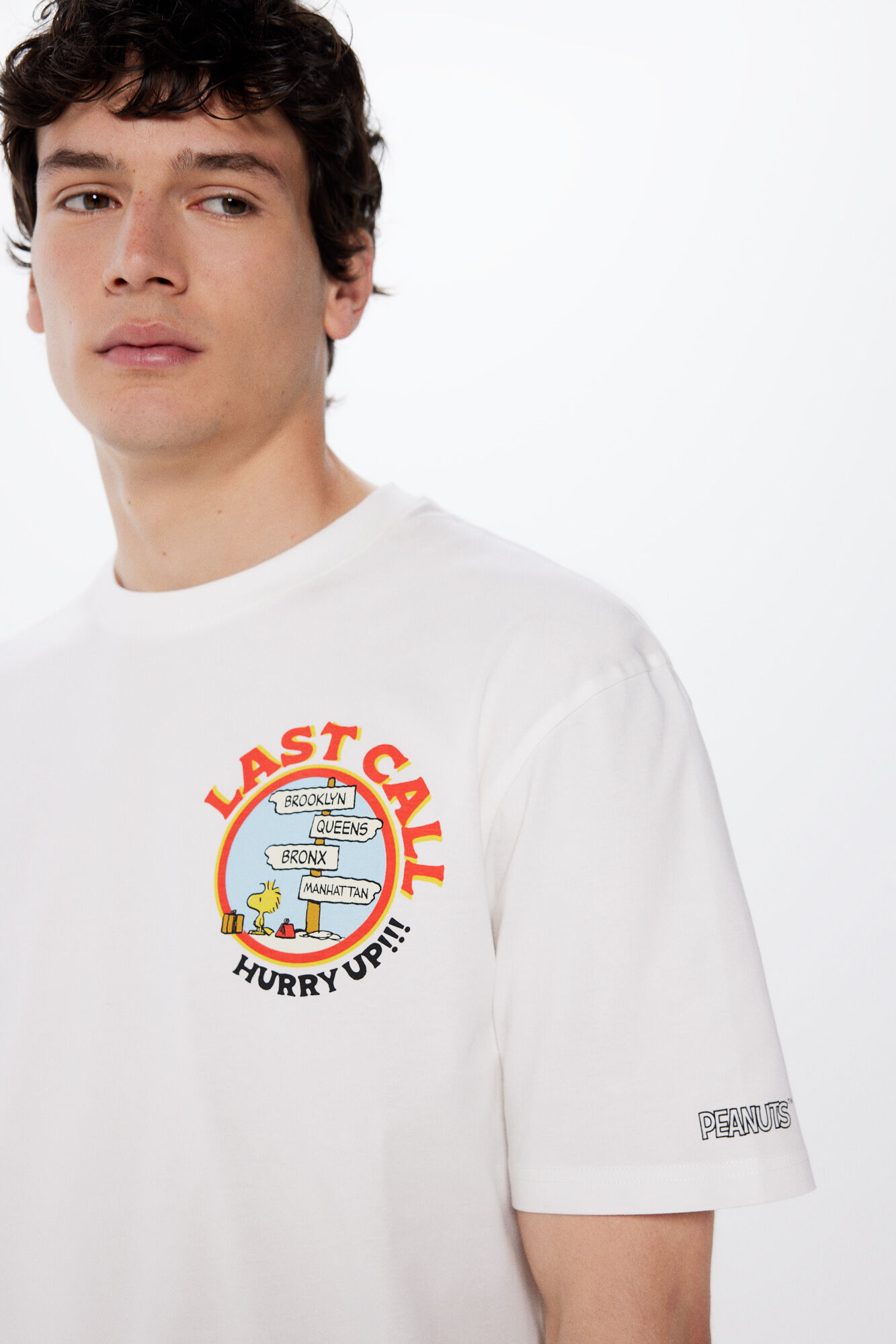 Springfield Playera Snoopy Summer Tree marfil