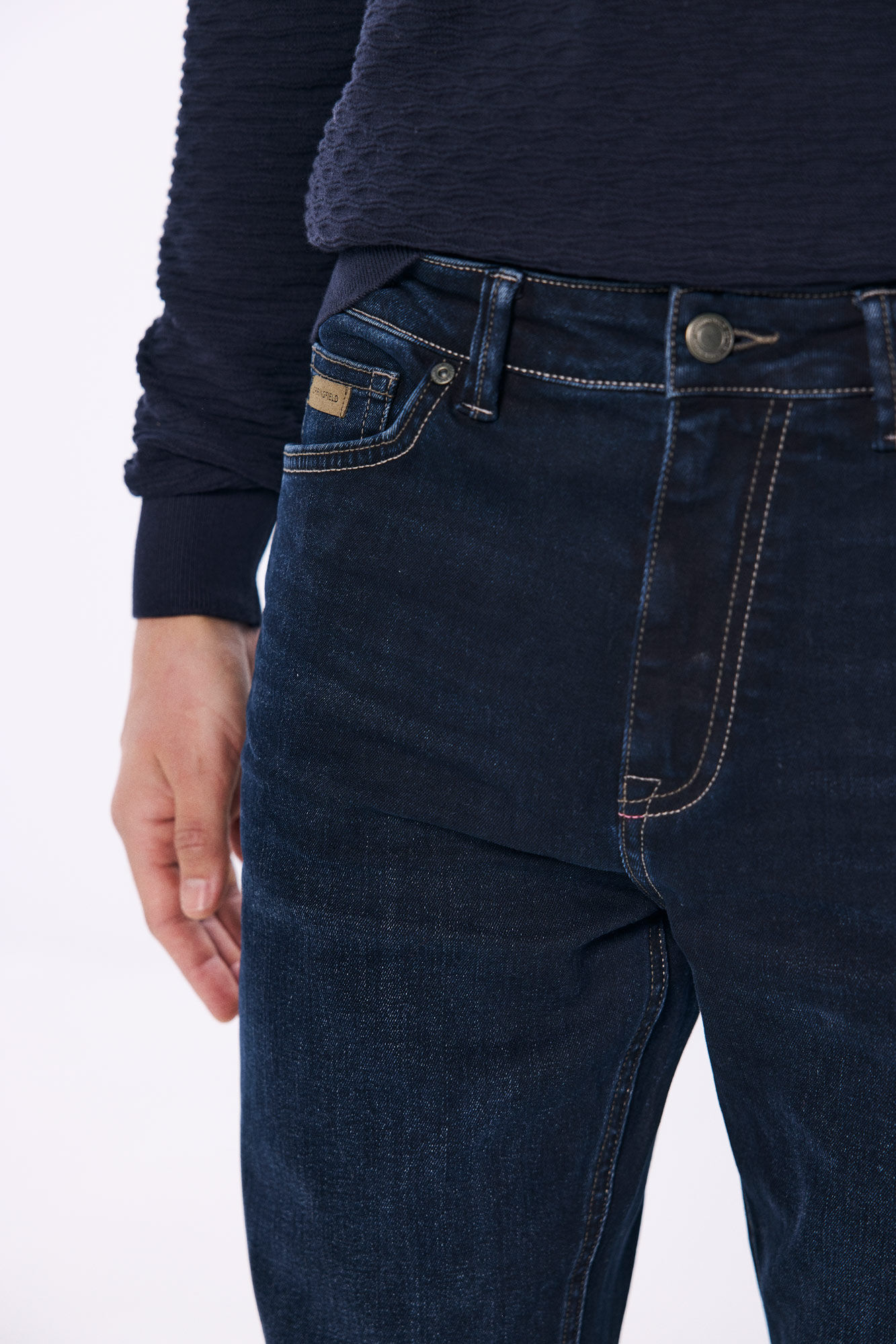 Springfield Vaquero slim fit azul muy oscuro azul