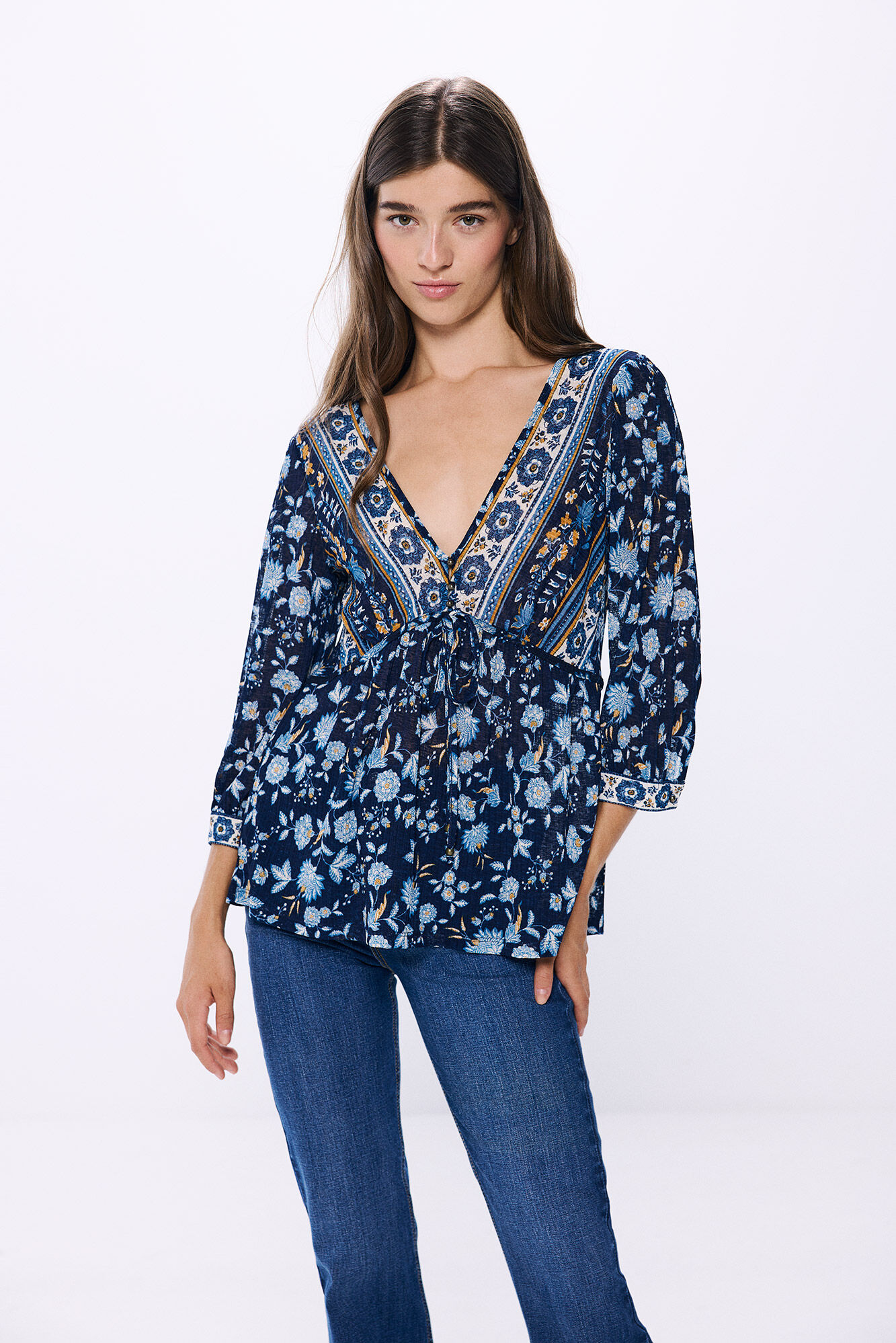 Springfield Blusa estampado mix
