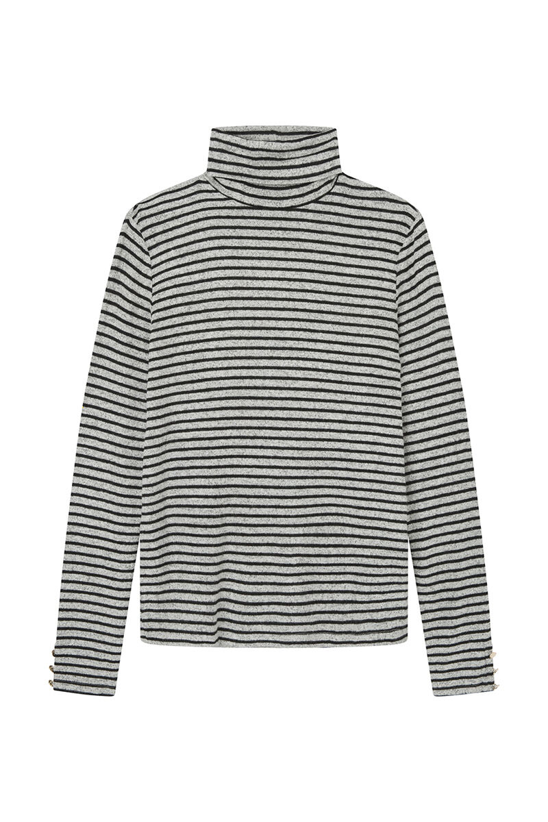Springfield Playera cuello vuelto negro
