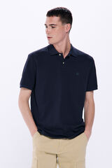 Springfield Polo piqu&eacute; basico regular fit azul