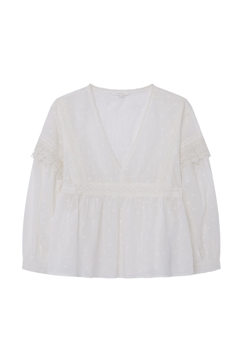 High Spirits Blusa Kingsville blanco