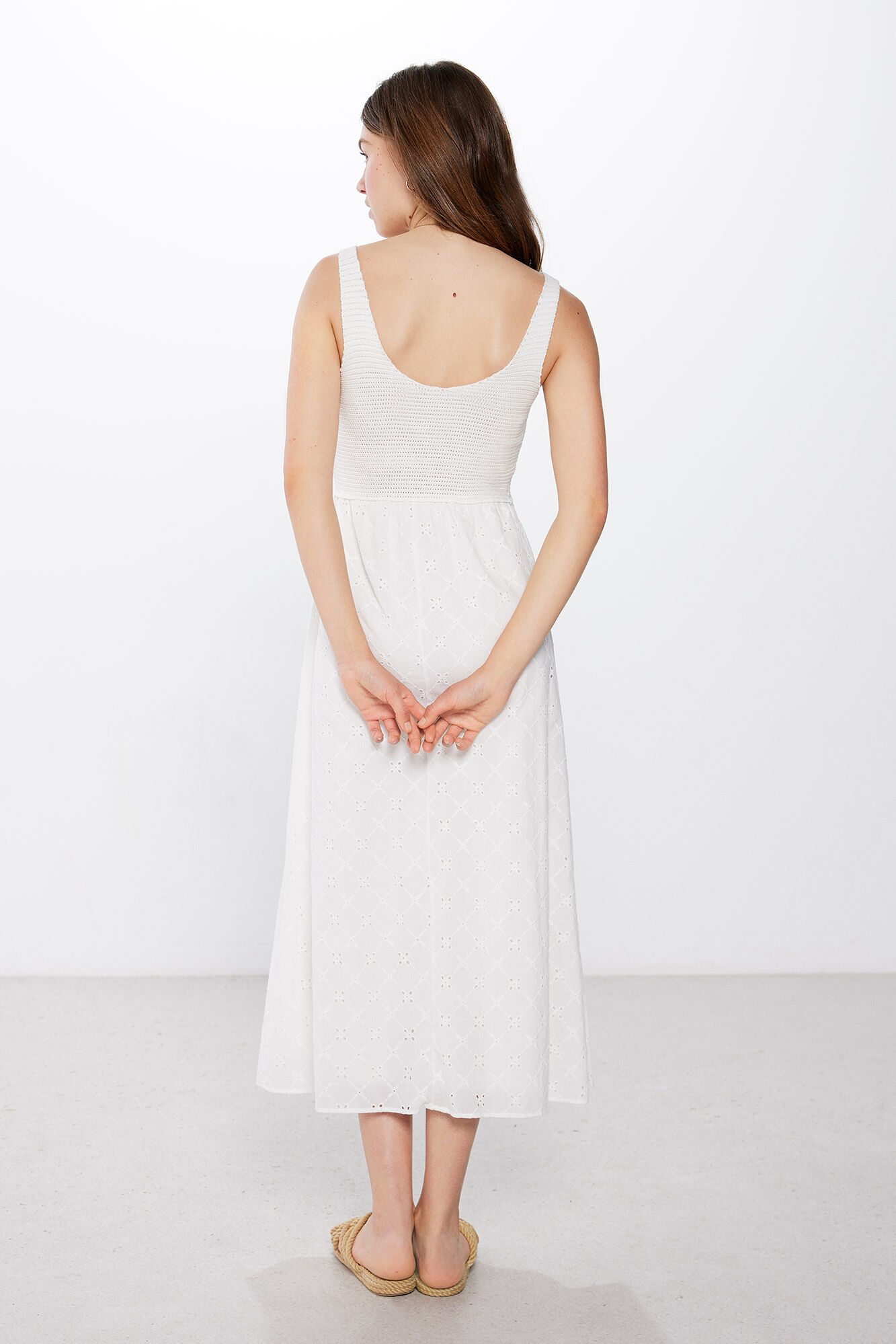 High Spirits Vestido Belle Epoque  blanco