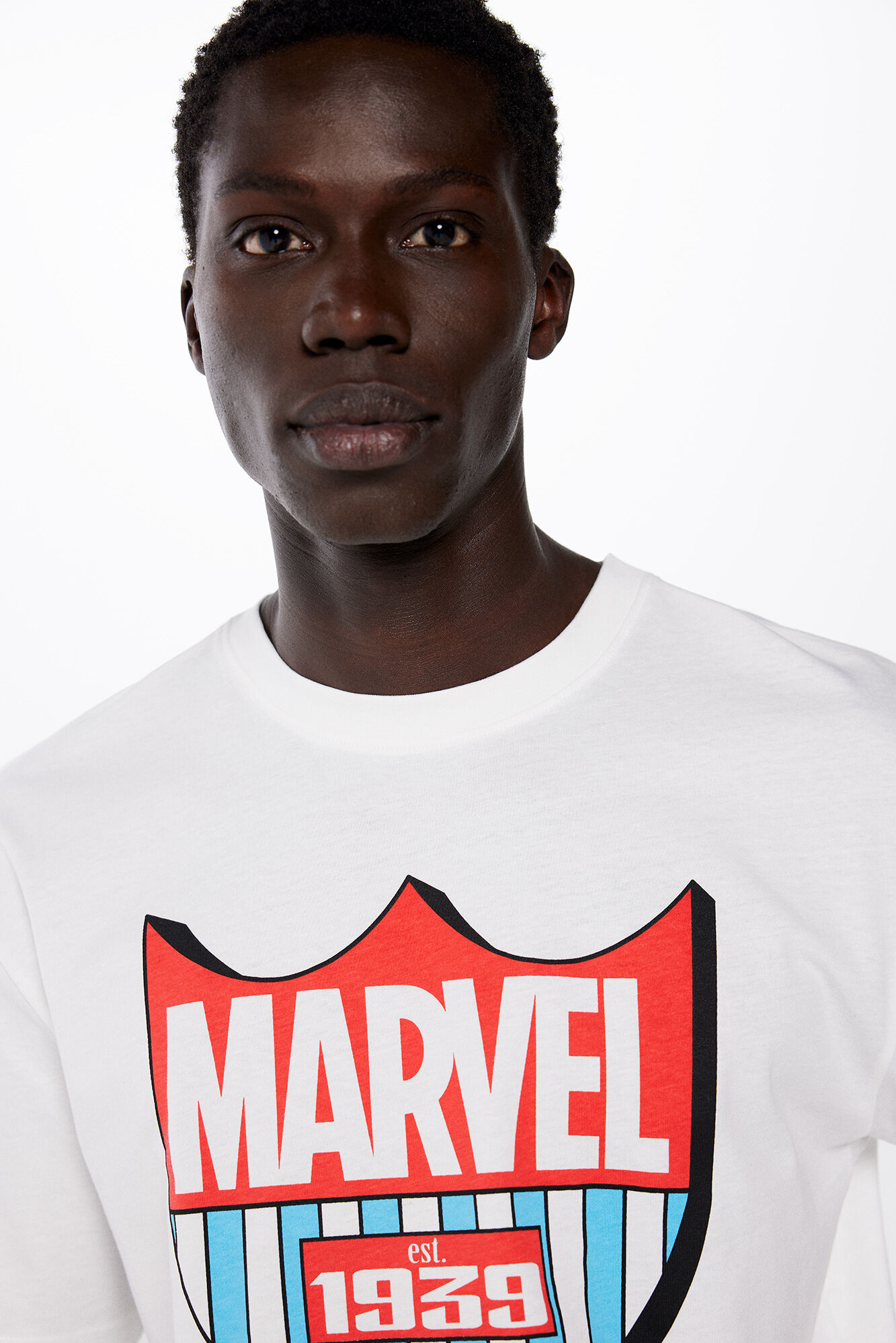 Springfield Playera Marvel marfil