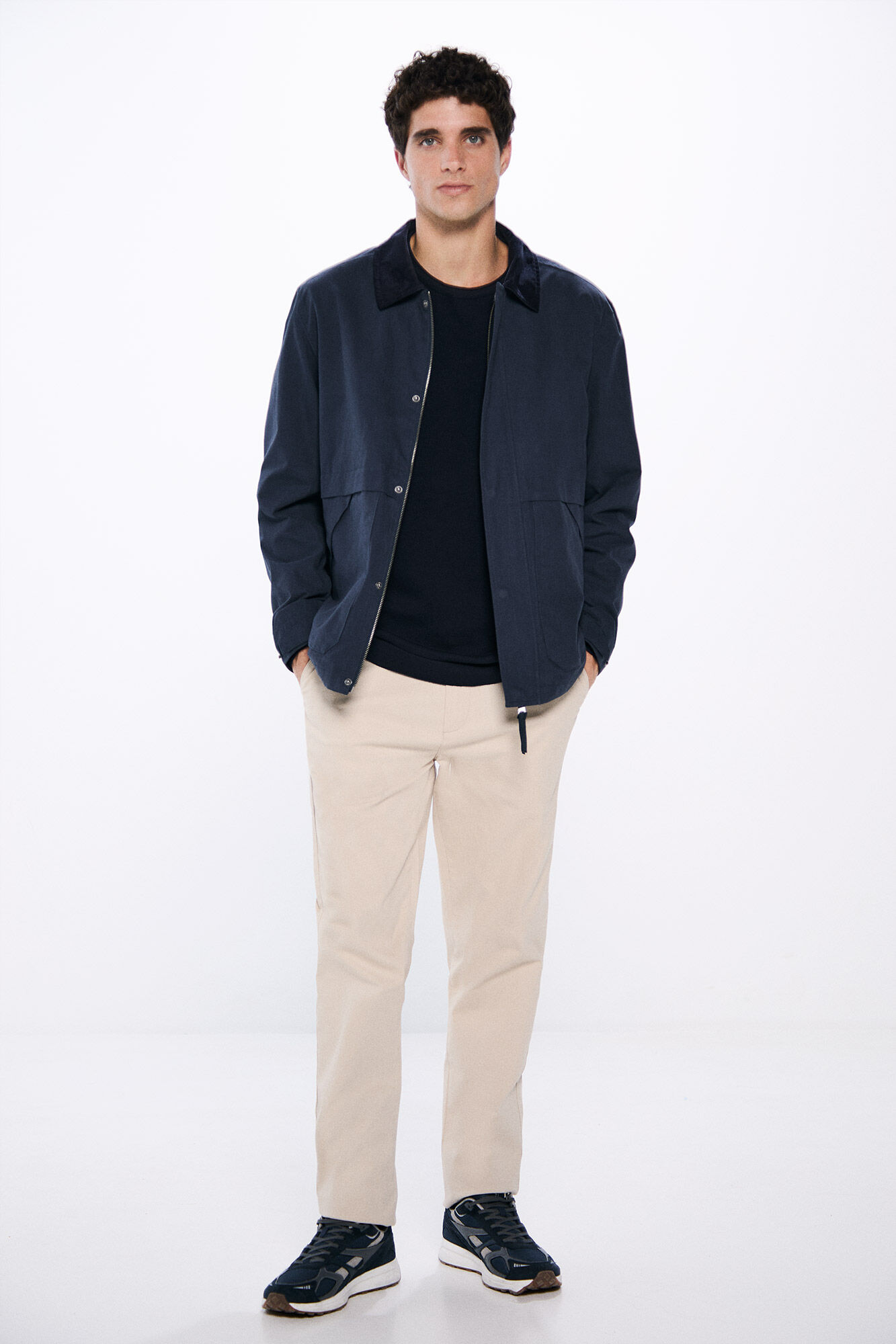 Springfield Pantal&oacute;n chino slim fit color