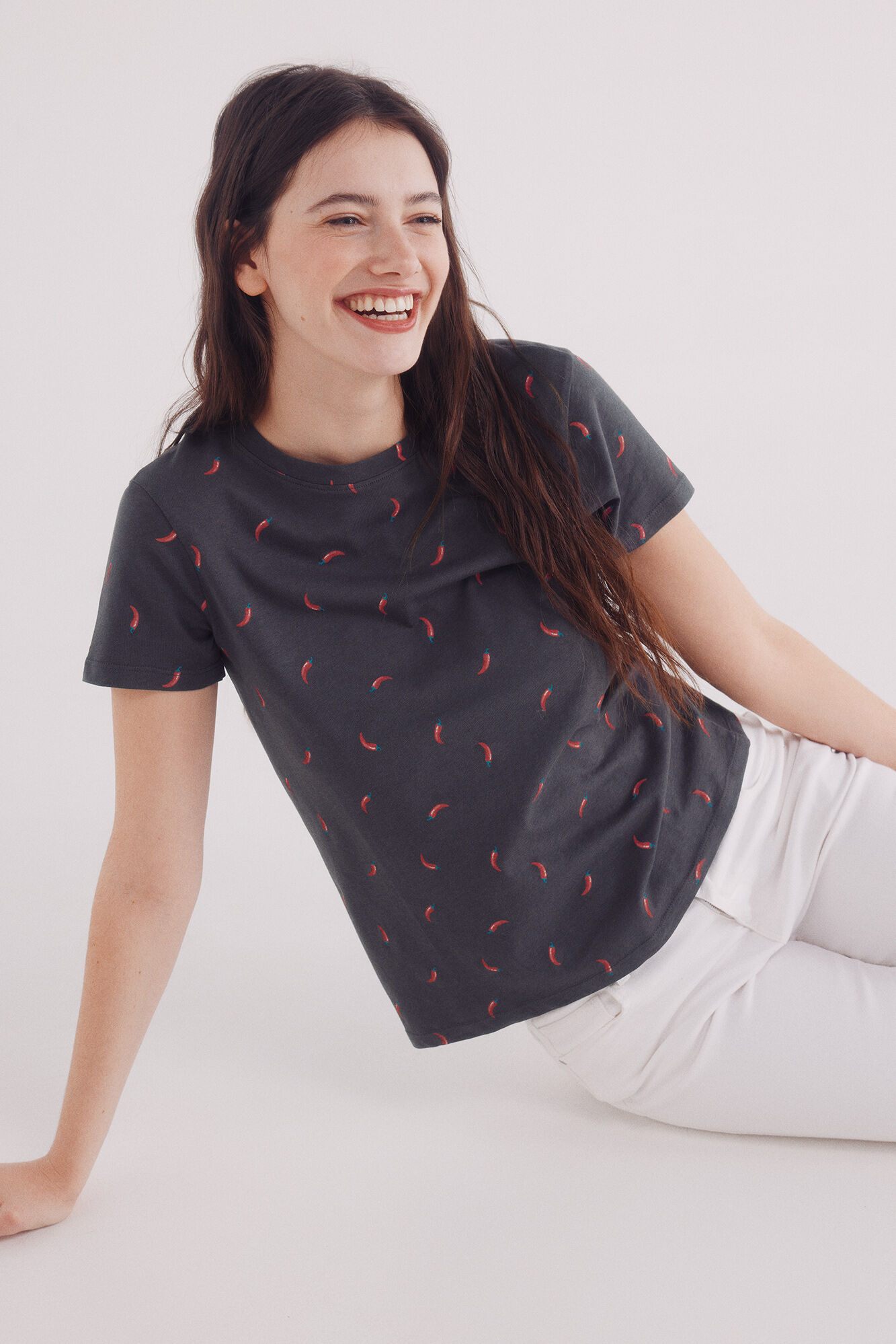 Springfield Playera estampado frutas