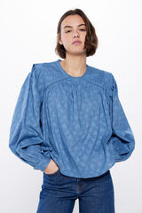 High Spirits Blusa Florence azul