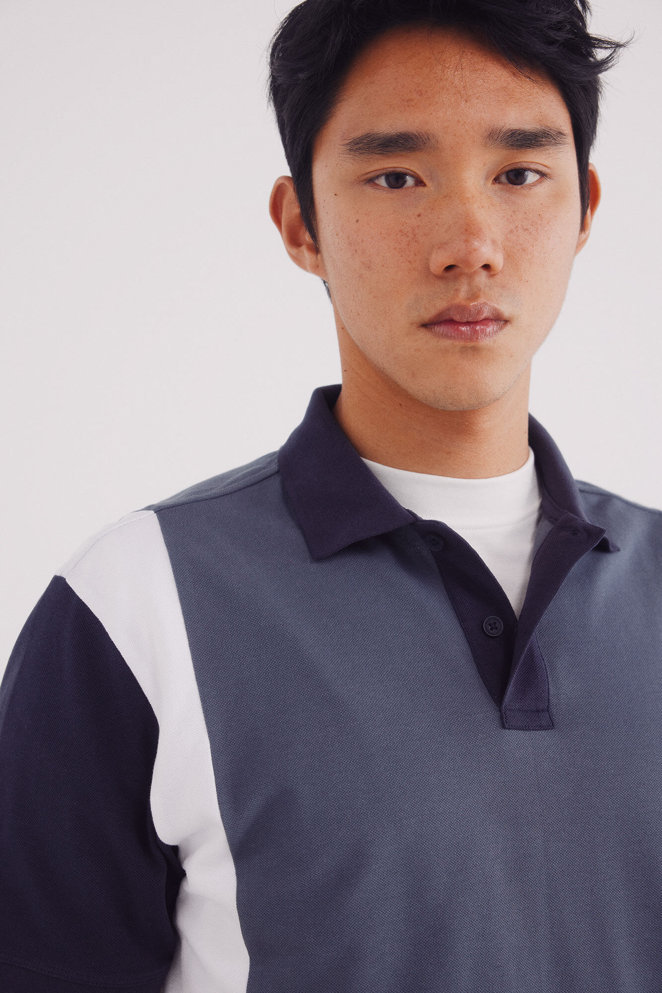 Springfield Polo piqu&eacute; rayas verticales regular fit azul