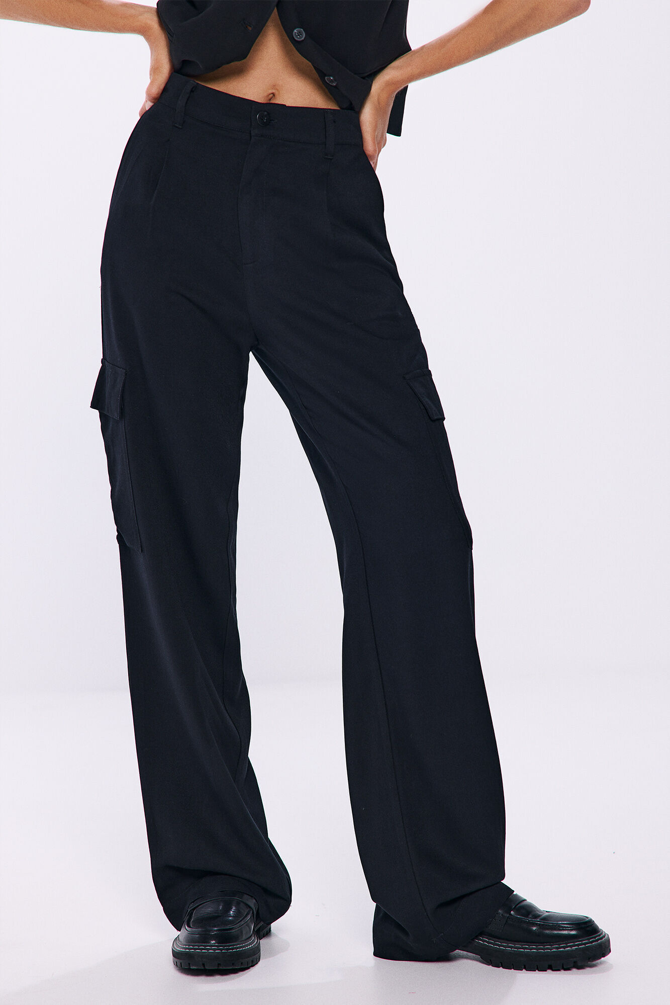 Springfield Pantal&oacute;n cargo fluido
