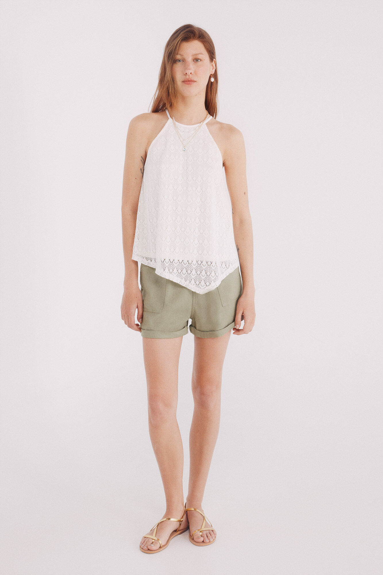 Springfield Shorts bolsillos lyocell