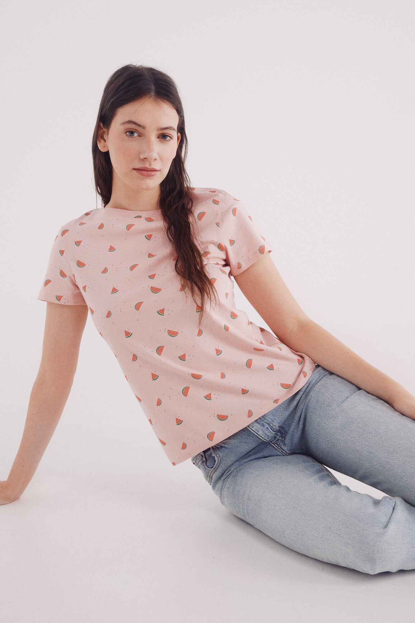 Springfield Playera estampado frutas