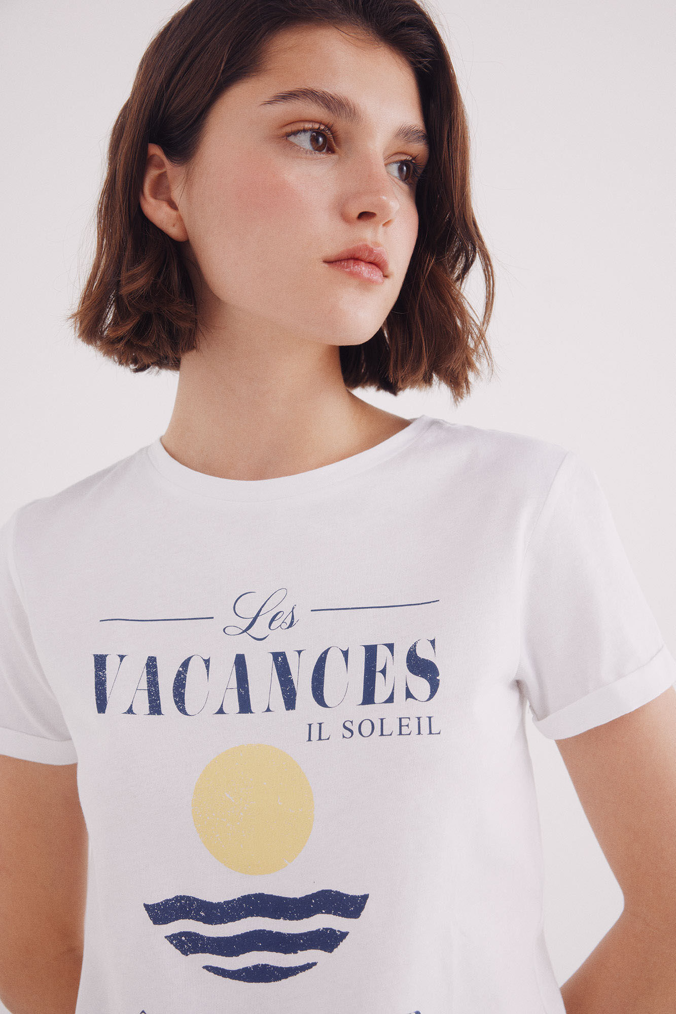 Springfield Playera "Vacances C&ocirc;te d&acute;Azur" natural