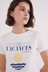 Springfield Playera "Vacances C&ocirc;te d&acute;Azur" natural