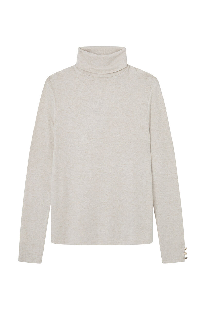 Springfield Playera cuello vuelto beige