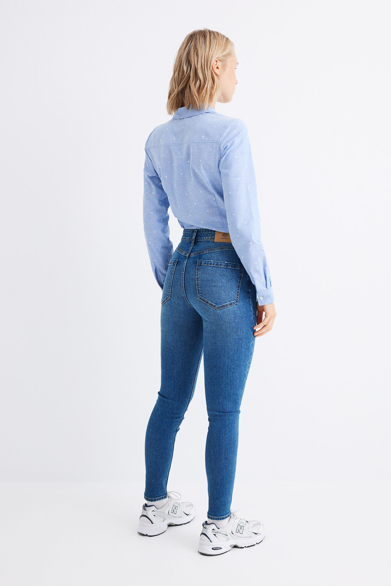 Springfield Jeans Skinny azul