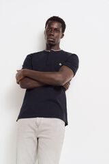 Springfield Polo  piqu&eacute; cuello mao regular fit marino
