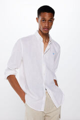 Springfield Camisa lino color natural
