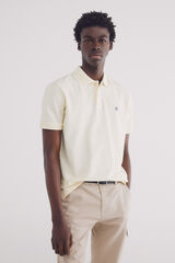 Springfield Polo piqu&eacute; b&aacute;sico regular fit amarillo