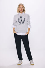 Springfield Pantal&oacute;n jogger fluido negro