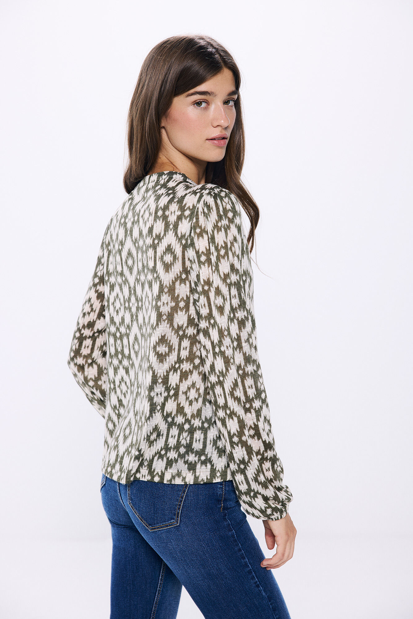 Springfield Blusa estampado &eacute;tnico