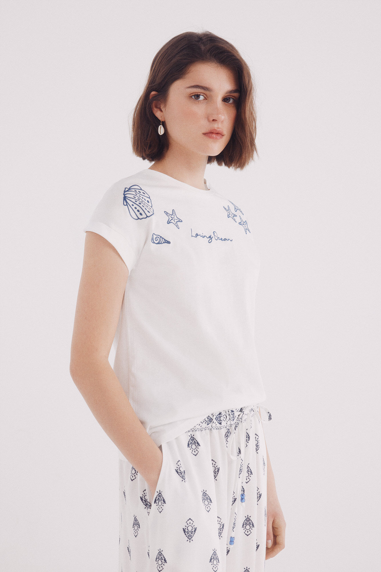 Springfield Playera "Loving dream" caf&eacute;