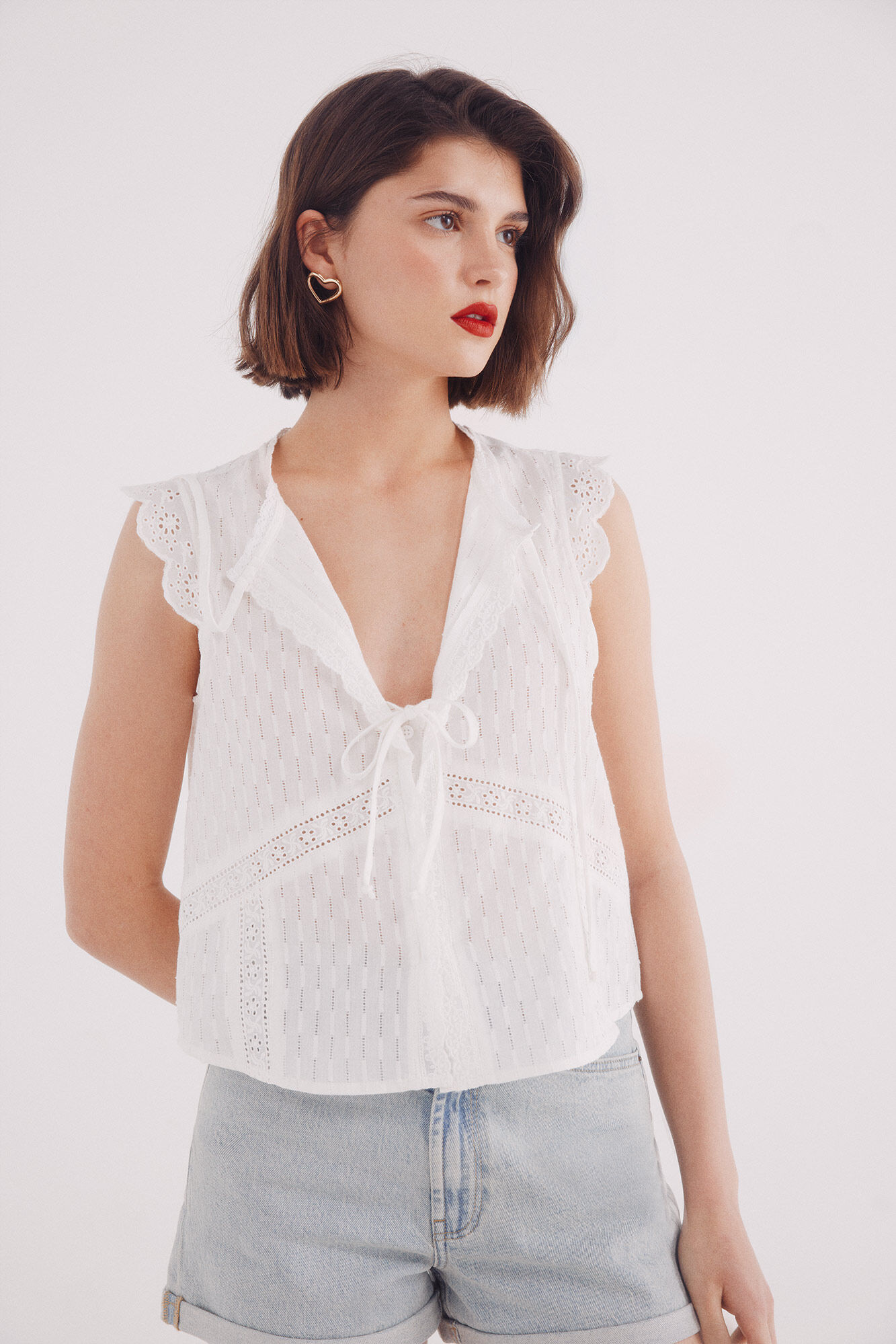 Springfield Blusa lazos