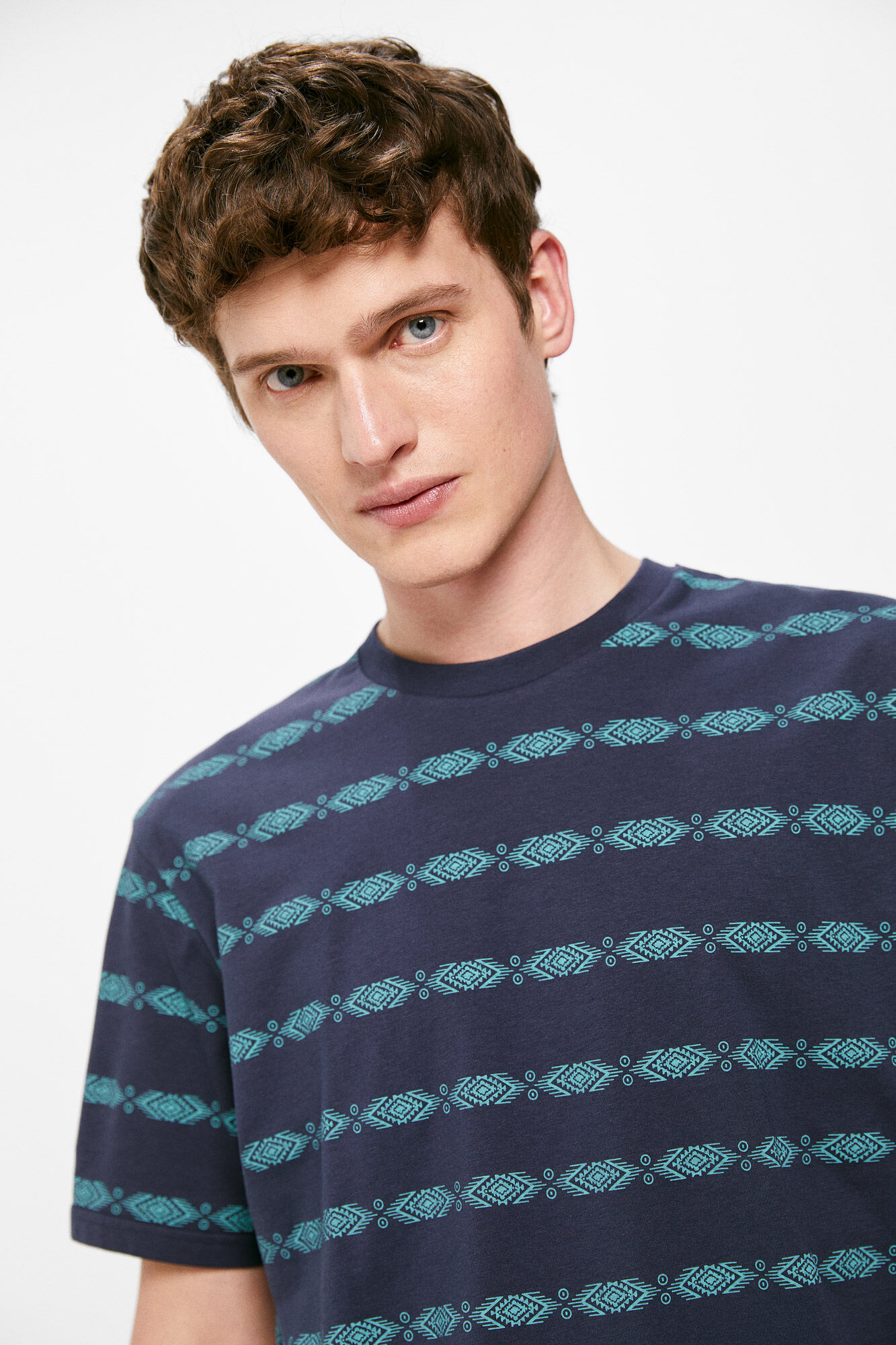 Springfield Playera Aop azul