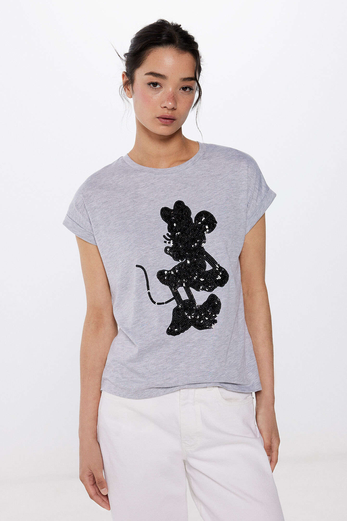 Springfield Playera Minnie Lentejuelas