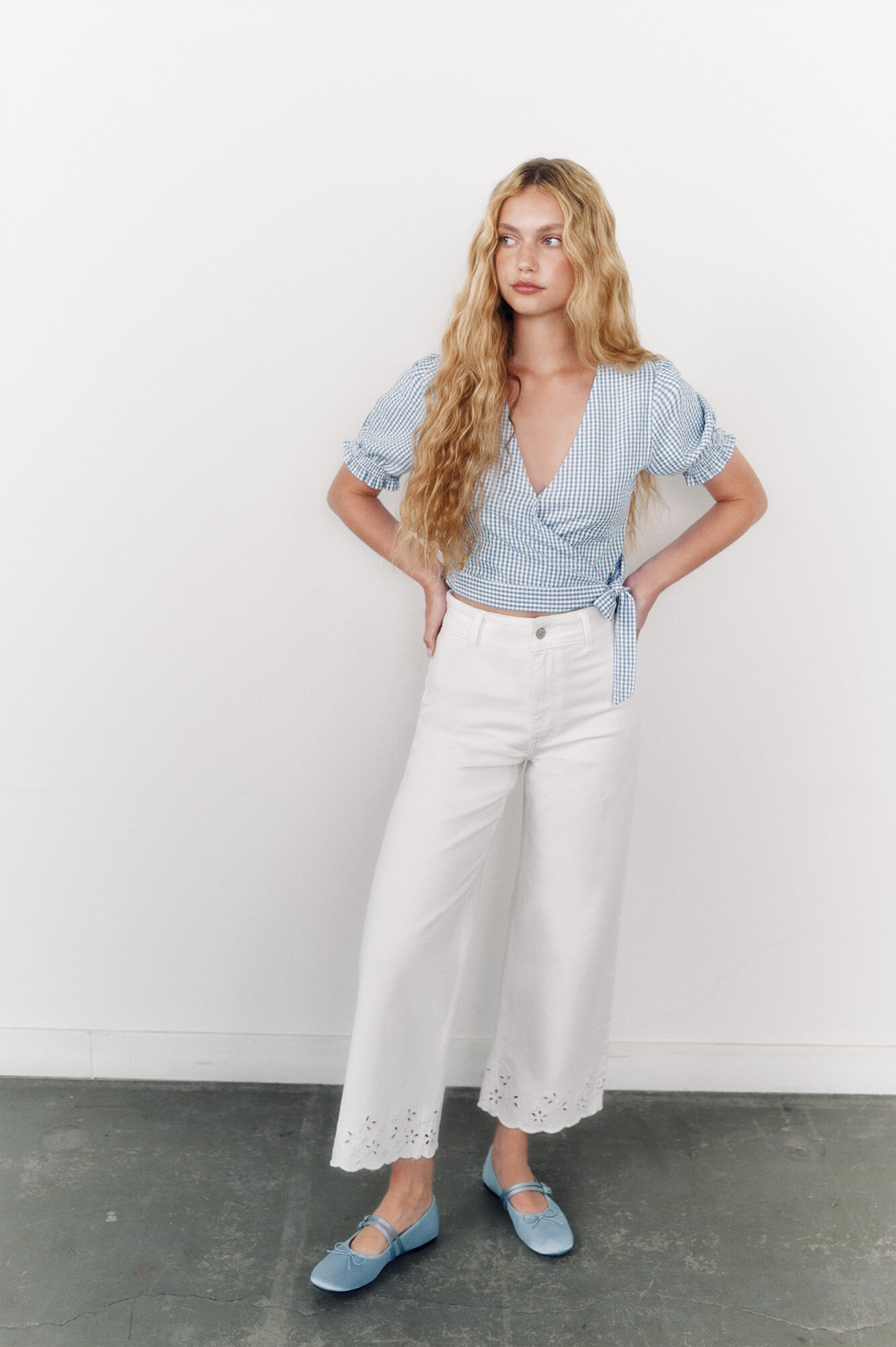 High Spirits Blusa "Whisper" azul