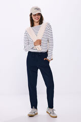 Springfield Pantal&oacute;n jogger fluido azulado