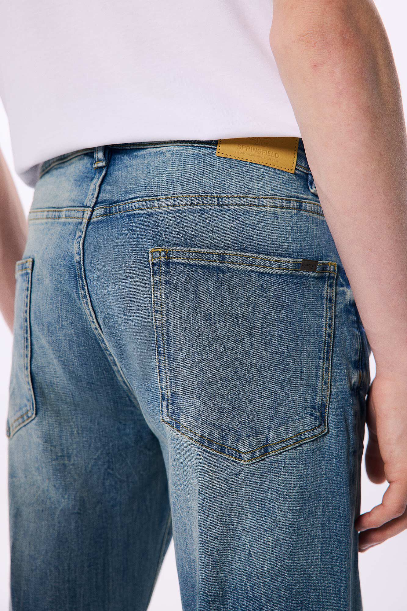 Springfield Vaquero skinny fit turquesa