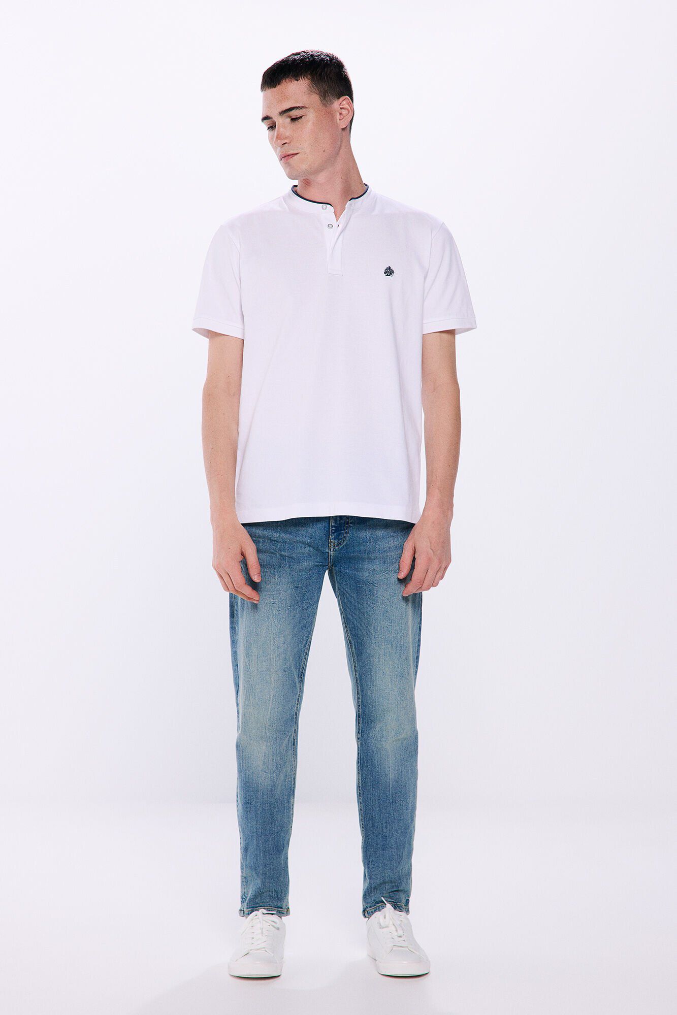 Springfield Polo  piqu&eacute; cuello mao regular fit natural