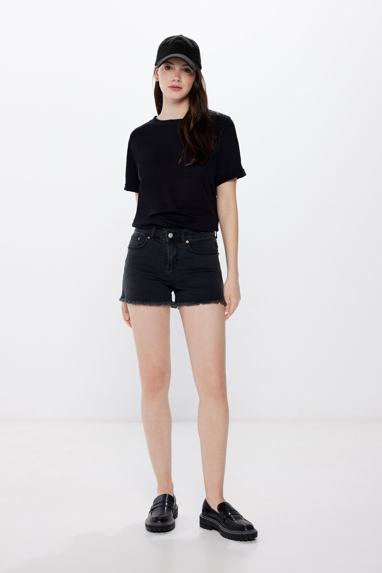 Springfield Shorts jeans comfort desflecados